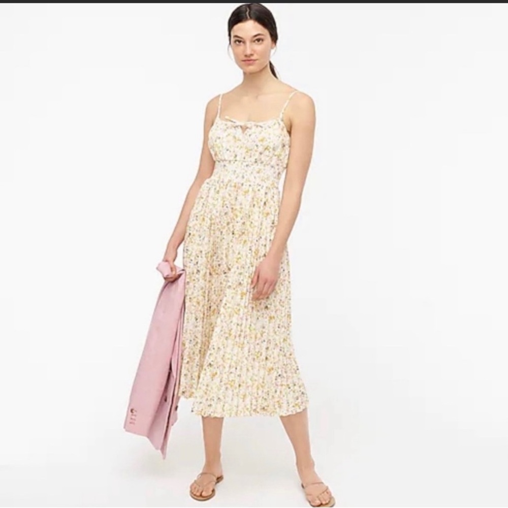 J. Crew pleated dress